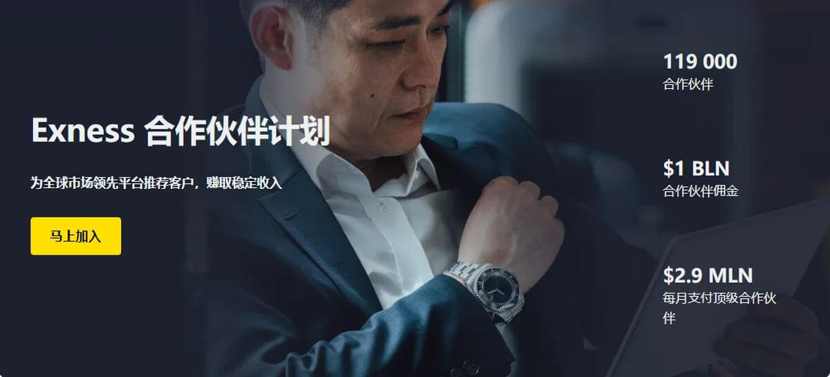Exness中文合作伙伴计划(图1) Exness中文合作伙伴计划(图1)